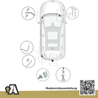 Ford Fiesta 3/5-Türer (Fließheck) ab 07.2017 HF / HJ ORIS Anhängerkupplung mit JAEGER Elektrosatz